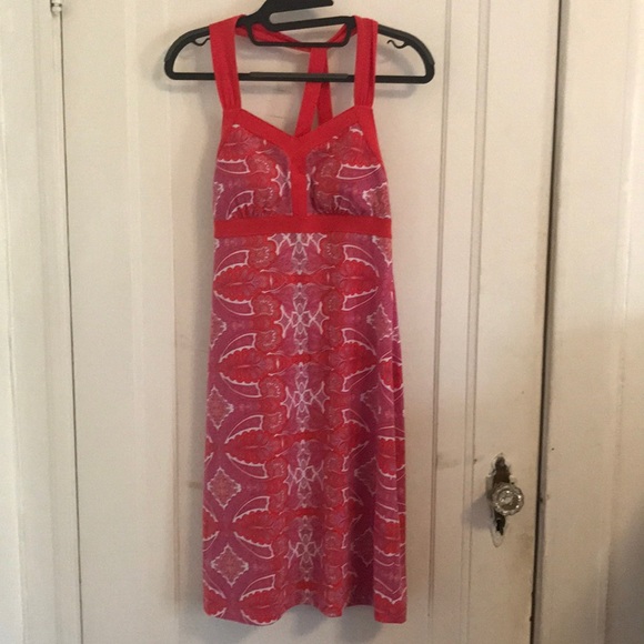 Dakini, Pink Patterned Summer Dress, XS - Picture 8 of 8